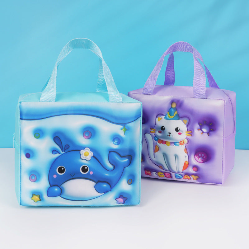 Cartoon-Themen Isolierte Lunch Tasche Brehn