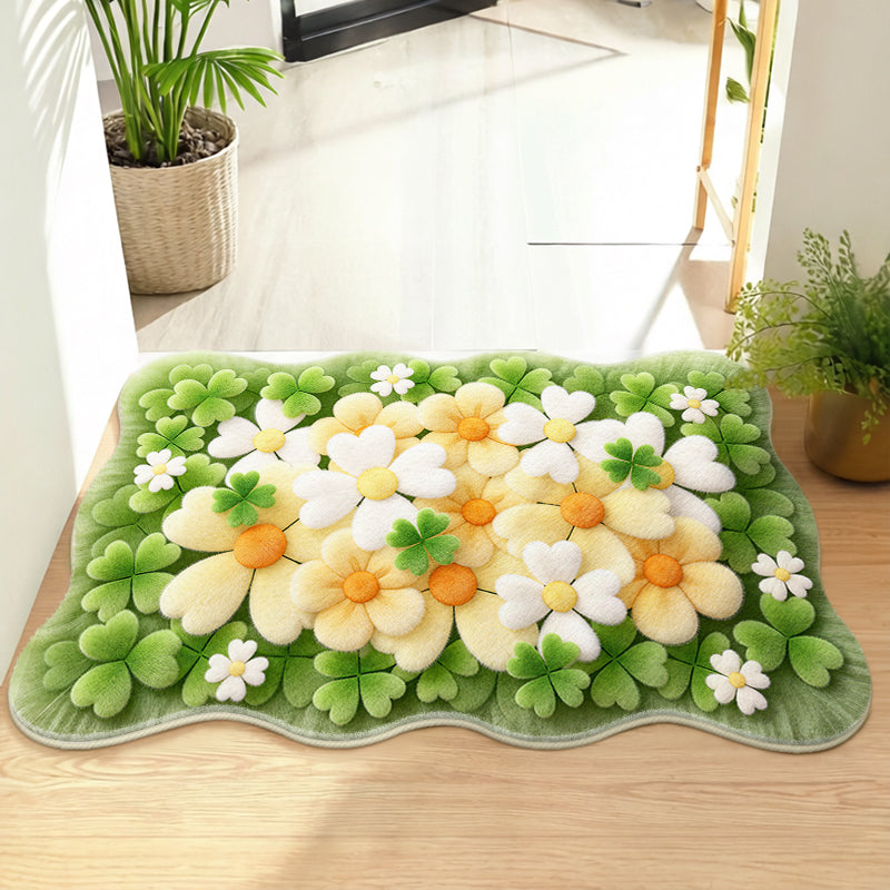 Blumenmuster Memory-Schaum Badewannenteppich Brehn