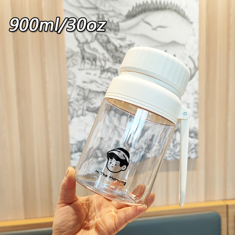 Damen kreative Trinkflasche mit praktischem Auslaufschutz Brehn