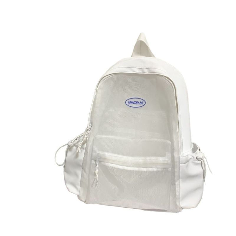 Transparenter Mesh-Rucksack Brehn