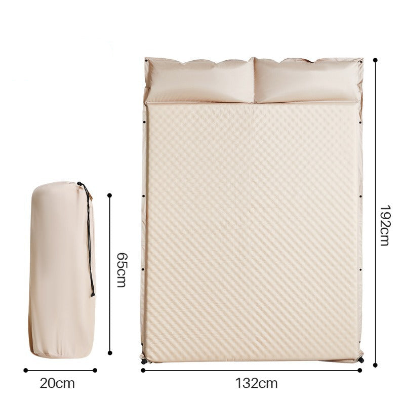 outdoor faltbare Camping- und Picknickmatte mit aufblasbarem gepolstertem Rand und wasserdichtem Boden Brehn