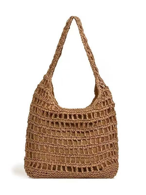 Makramee Schultertasche mit Weichem und Atmungsaktivem Gewebe Brehn