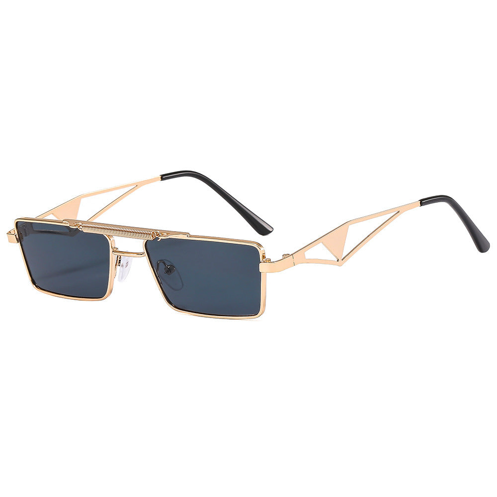 Modische Sonnenbrille mit Eckigem Rahmen und Verspiegelten Gläsern Brehn