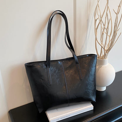 Moderner Leder Tote Bag