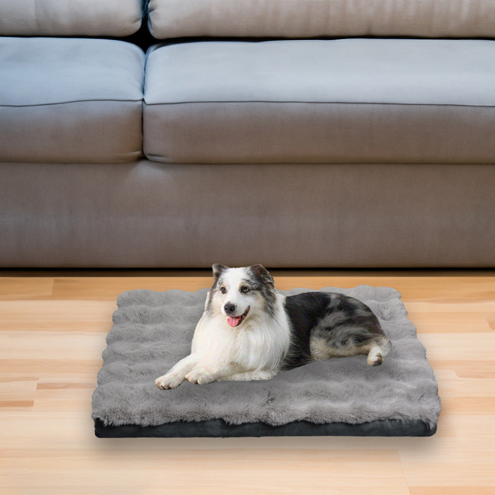 Luxuriöse Plüsch Haustier Komfortmatte Hundebett
