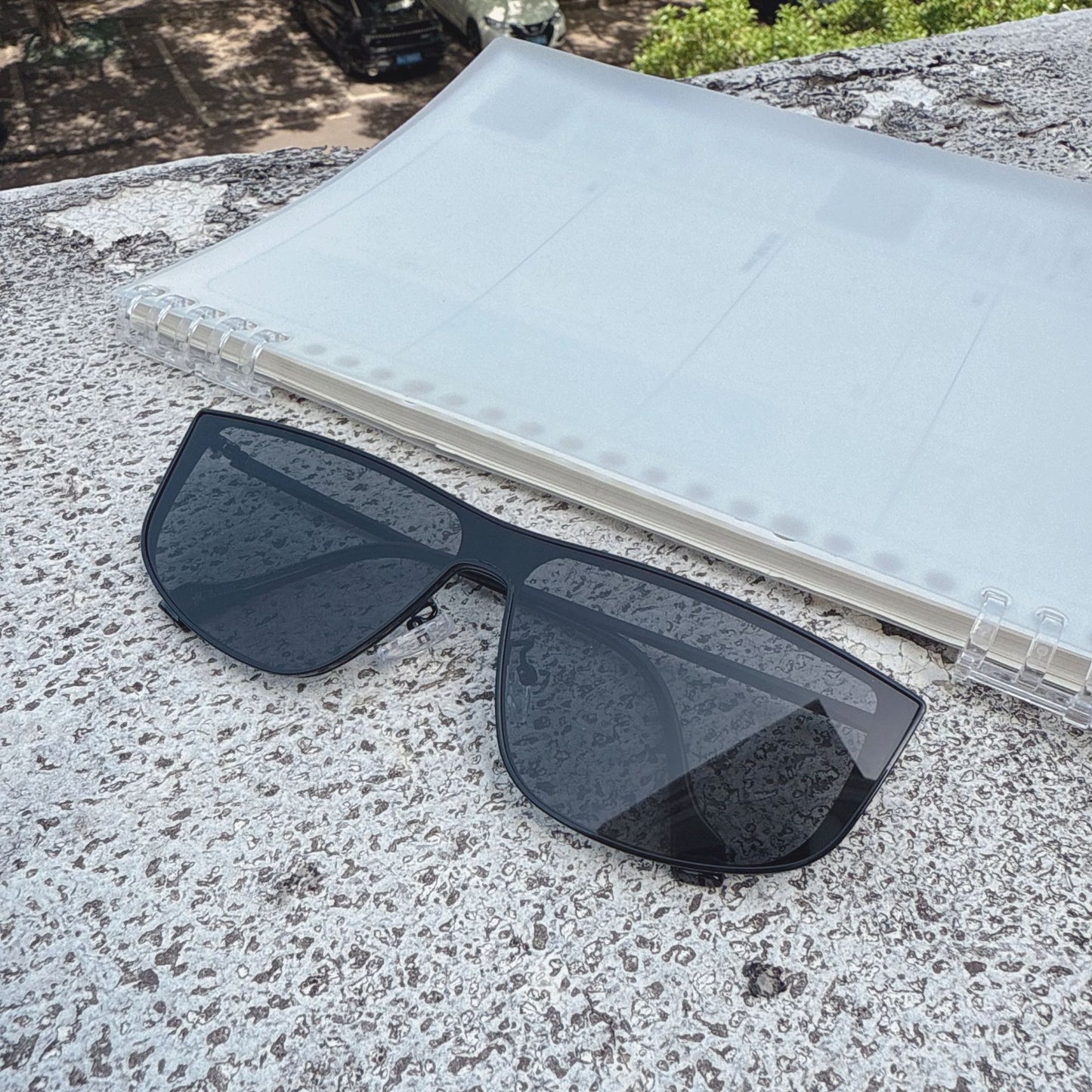 Oversized Shield Sonnenbrille Brehn