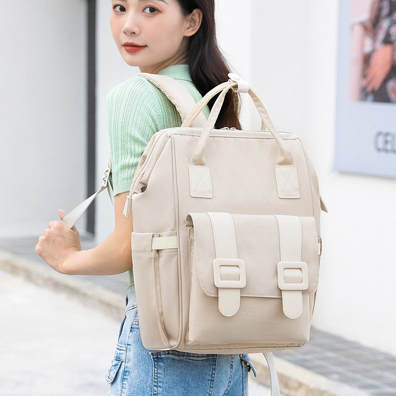 Stylischer Mehrfach-Taschen-Rucksack Brehn