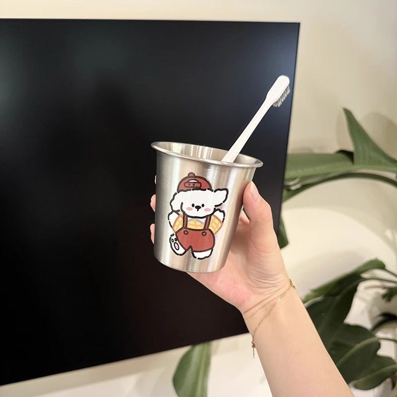 Edelstahl Becher mit Niedlichem Tierdesign Brehn