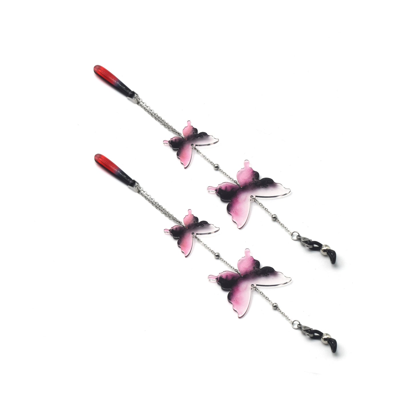 Künstlerische Schmetterlings Brillen Kette Brehn
