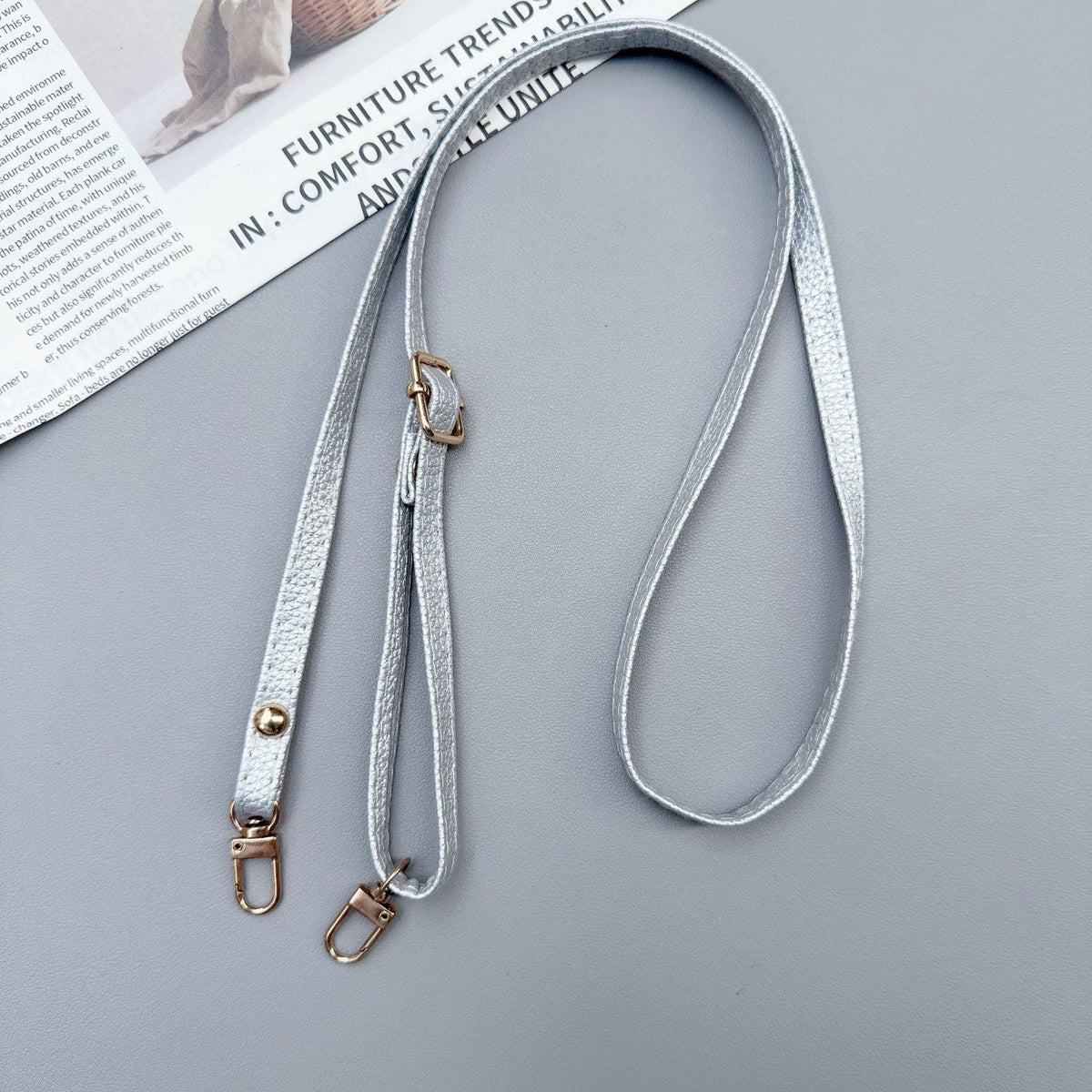 Verstellbarer Kunstleder Umhängegurt Brehn