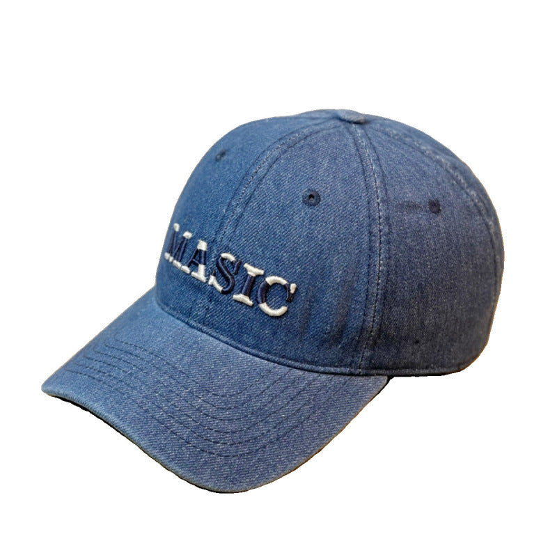 Damen bestickte Denim Baseballmütze Brehn
