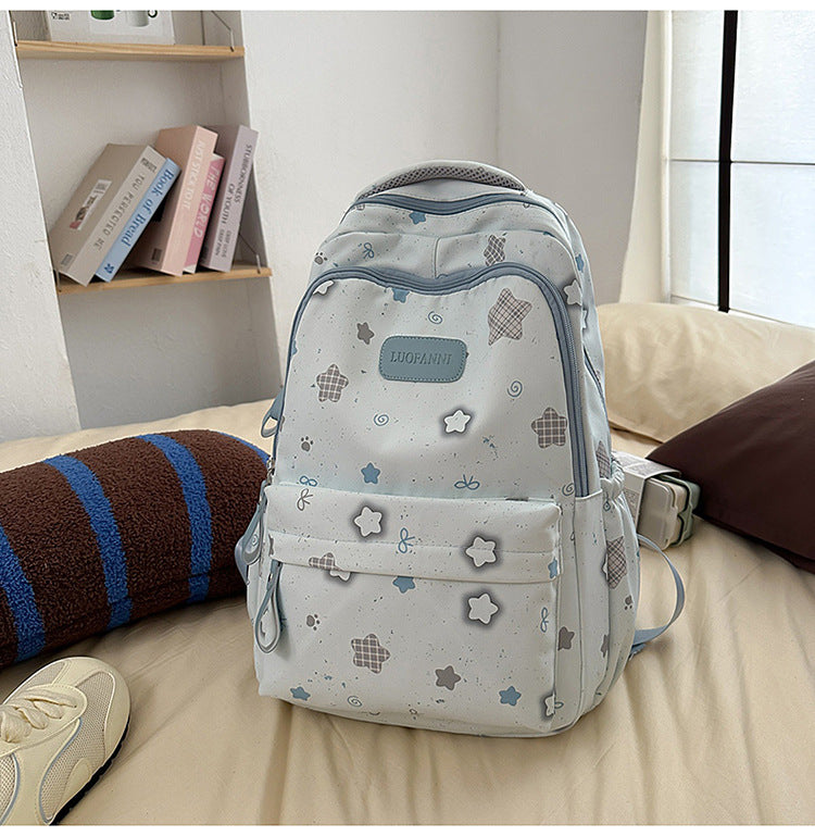 Süßer Blumentrachtenmuster-Schulrucksack