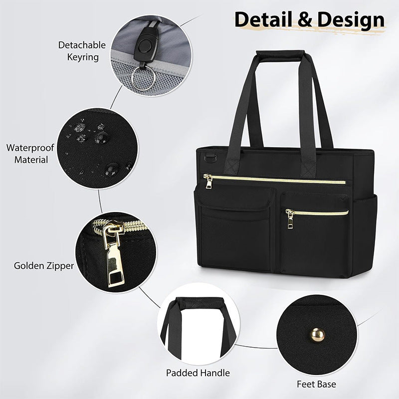 Praktische Laptop-Tasche mit Vielseitigen Fächern Brehn