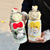 Damen kreative Trinkflasche mit interaktivem Deckel und süßem Motiv Brehn