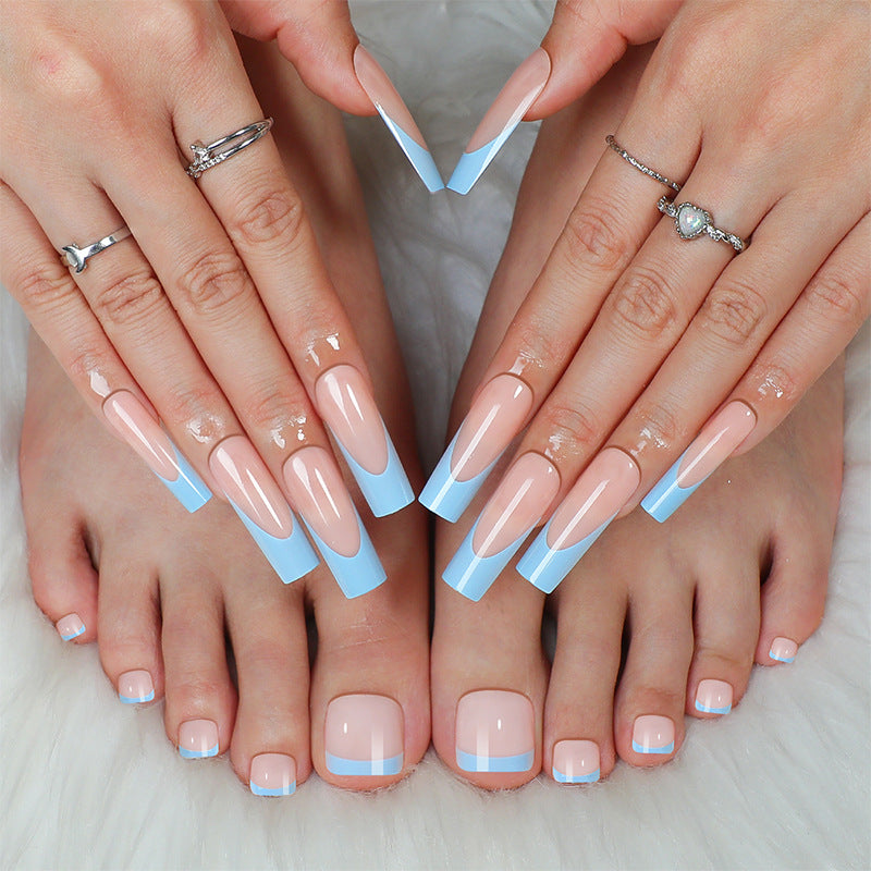 Kreatives Press-On Nail Set Brehn