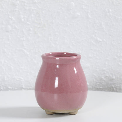 Zeitgenössische Kurvenkeramische Vase Brehn