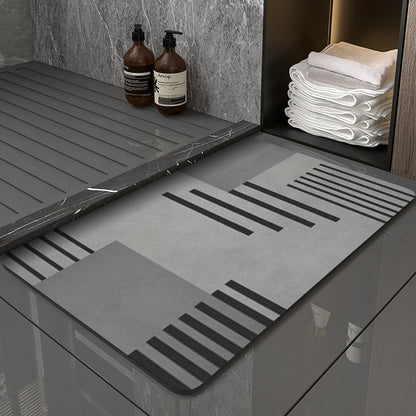 Modern Geometrische Badematte Brehn