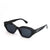 Damen Designer-Sonnenbrille mit markantem polygonalen Rahmen und UV-Schutz Brehn
