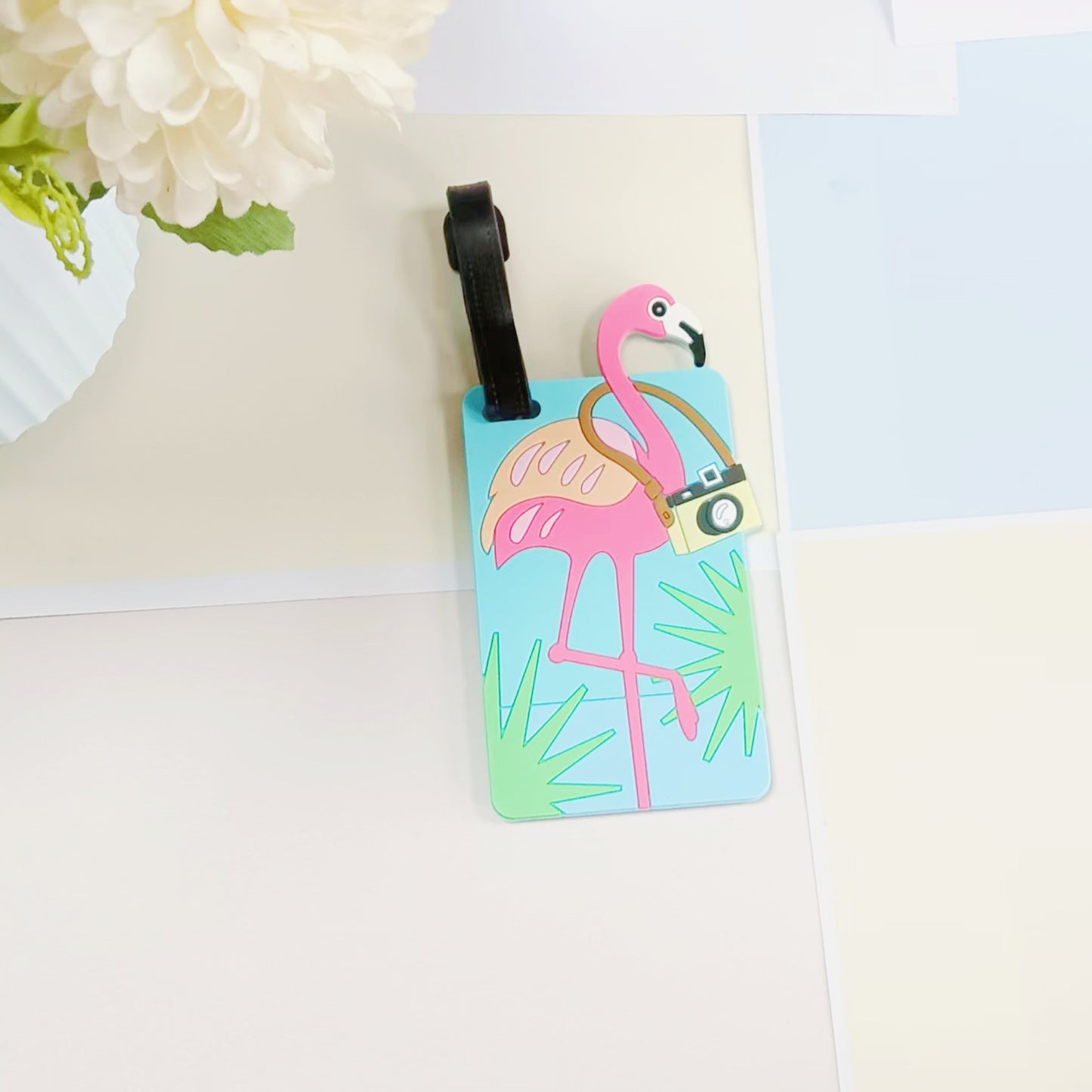 Unisex Gepäckanhänger im Flamingo-Design Brehn