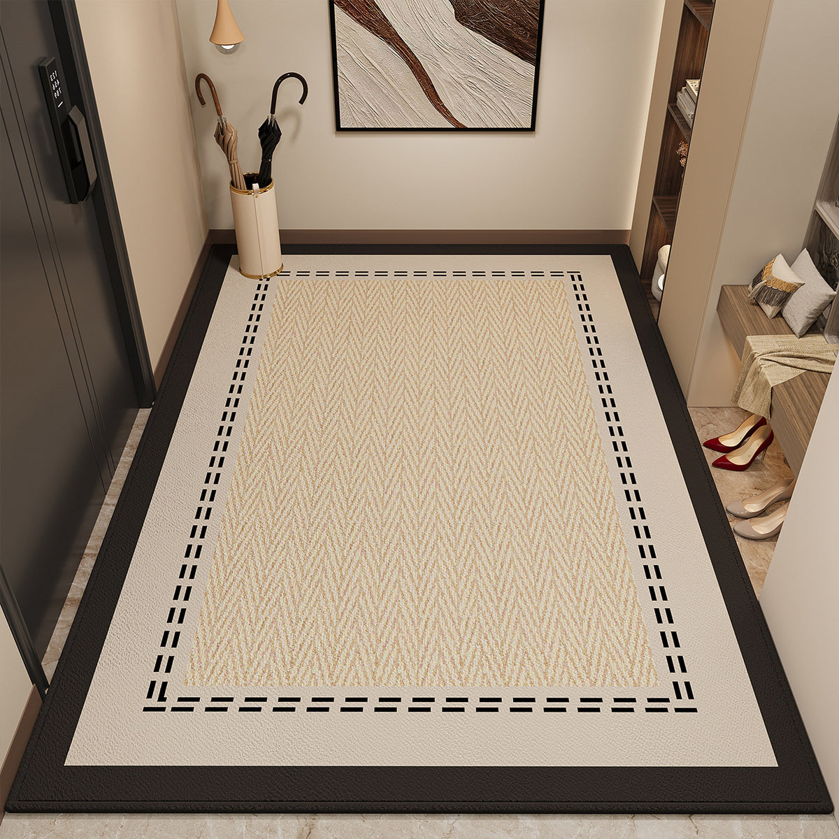 Modern Geometrisches Muster Bereichs-Matte