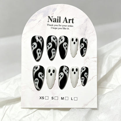 Ghost-Themen Press-On Nagelkunst