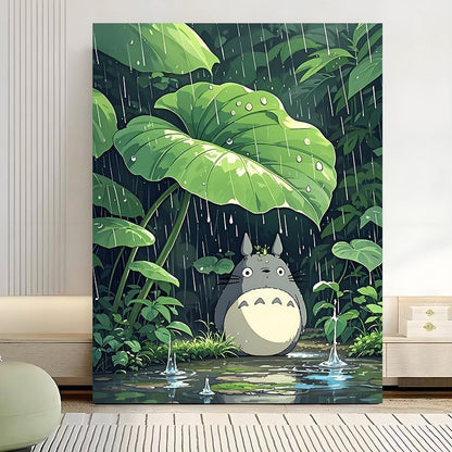 Verzauberte Waldszene Leinwand Kunstdruck Brehn