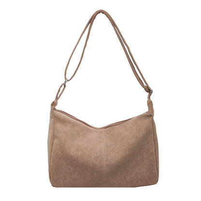 WoSoft Texturiertes Faux-Leder Hobo Bag Brehn
