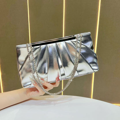 Faltende Kettenriemen Abendhandtasche