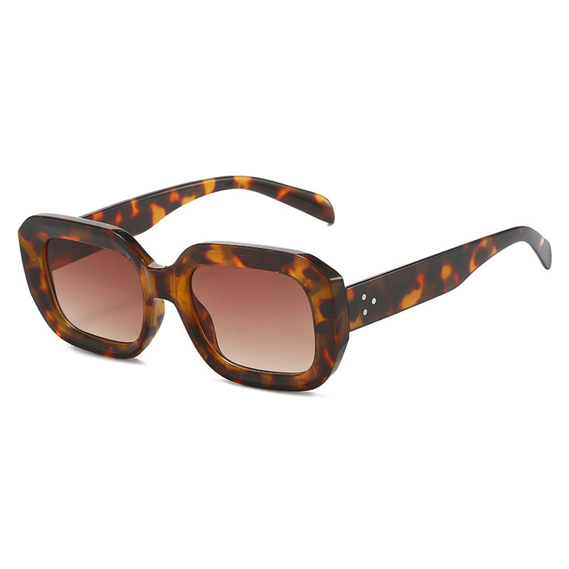 Damen oversized quadratische Sonnenbrille mit trendigem Design Brehn