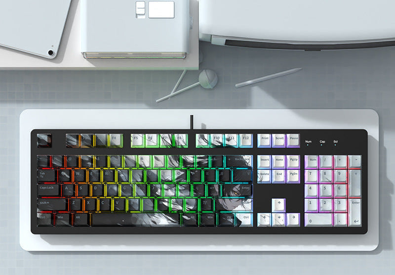 Künstlerisch Themed Mechanische Tastatur Brehn
