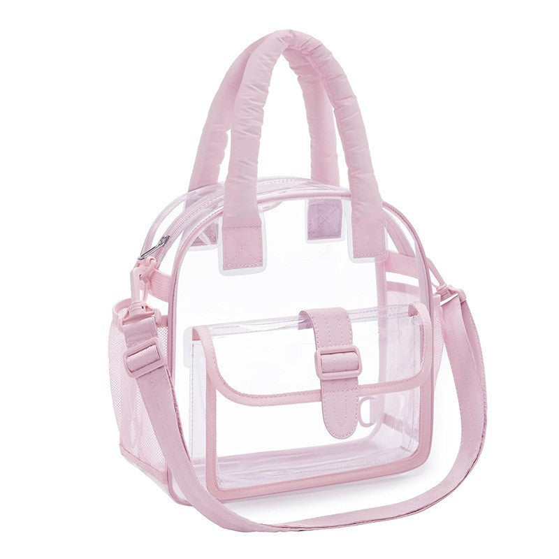 Transparente Handtasche mit Multitaskingfähigem Innenfach Brehn