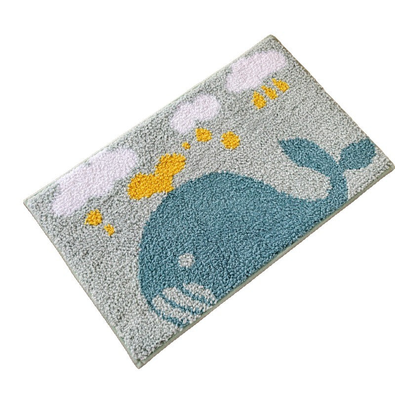 Wal-themed gemütliche Badematte Brehn