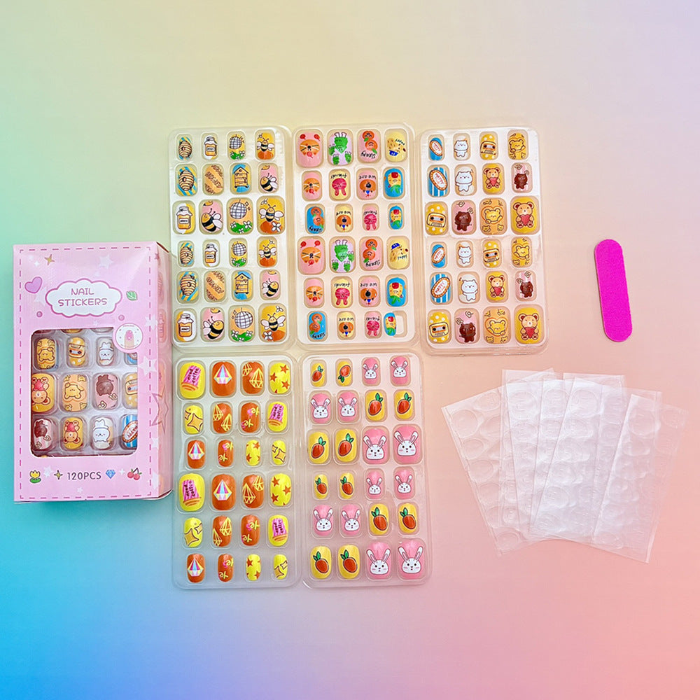Kreatives Cartoon Nagelkunst Aufkleber Set Brehn