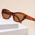Damen einzigartige geometrische Sonnenbrille Brehn