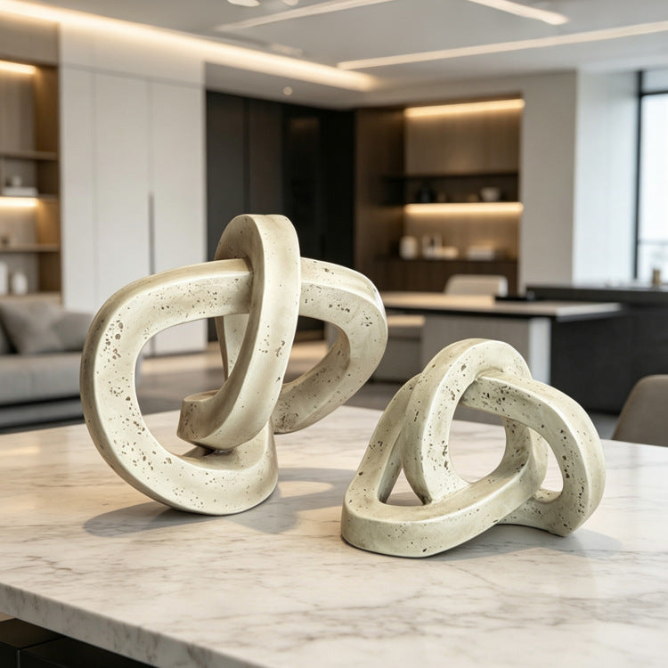 Stylische abstrakte dekorative Skulptur