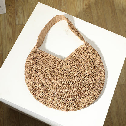 Gehäkelte Strandtasche Im Kunstvollen Spiraldesign Brehn