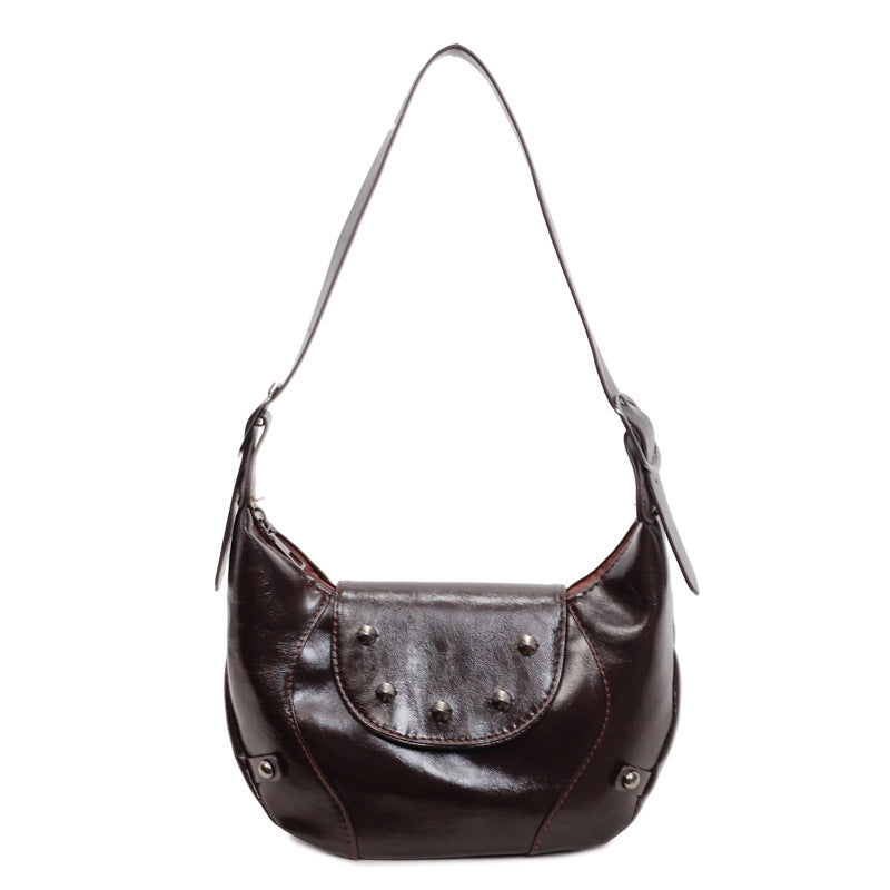 Stylische Leder Hobo Tasche Brehn