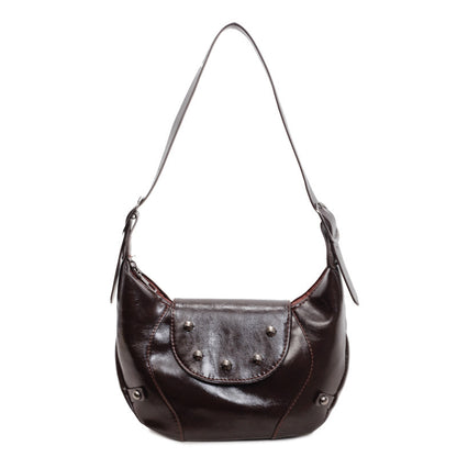 Stylische Leder Hobo Tasche Brehn
