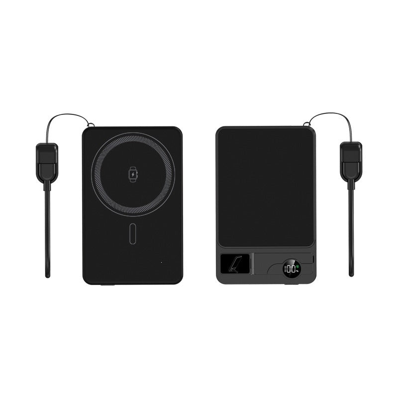 Tragbare Powerbank mit integrierter wireless Ladetechnologie und dualer Schnellladefunktion Brehn