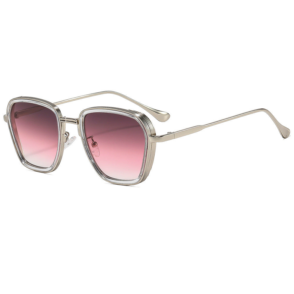Damen Designer-Sonnenbrille im modernen quadratischen Rahmen Brehn