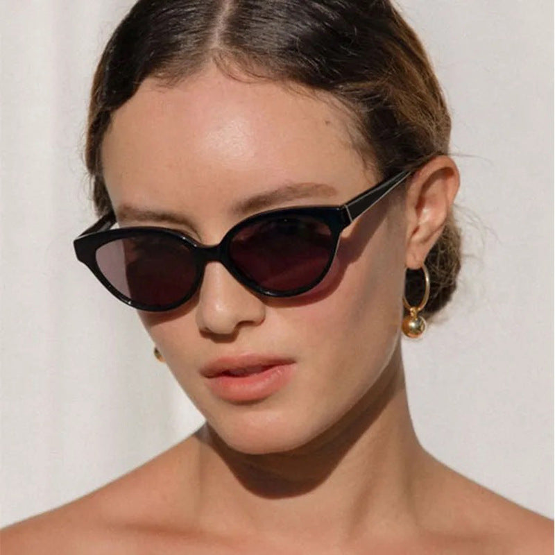 Damen Cat-Eye Sonnenbrille mit luxuriösem Muster und UV-Schutz Brehn
