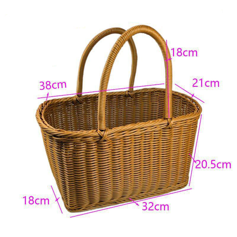 Multi-Layer Woven Picnic Storage Basket Brehn