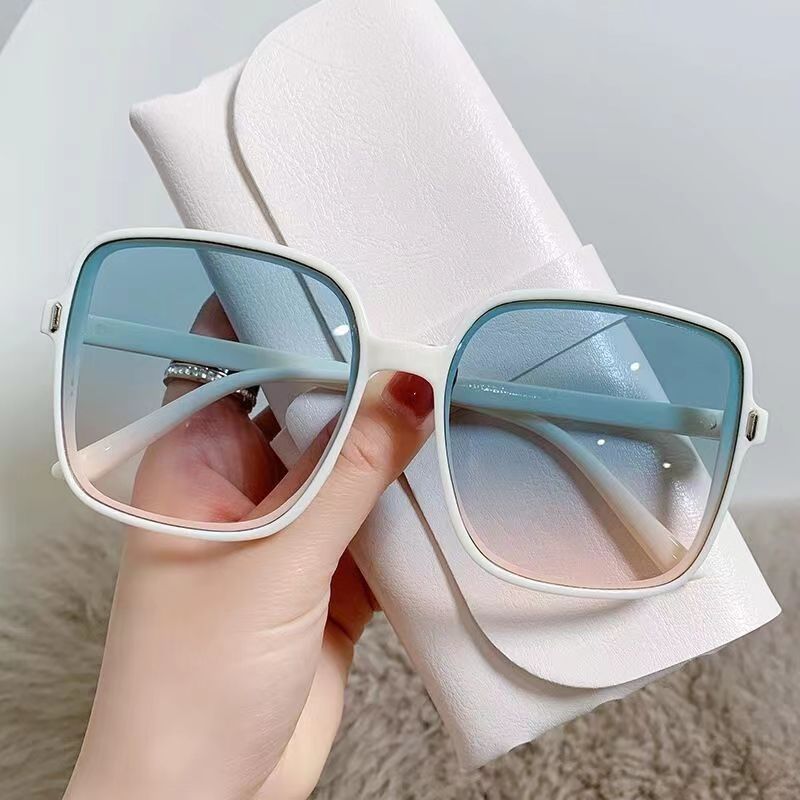 Damen quadratische Oversized-Sonnenbrille mit integriertem UV-Schutz Brehn