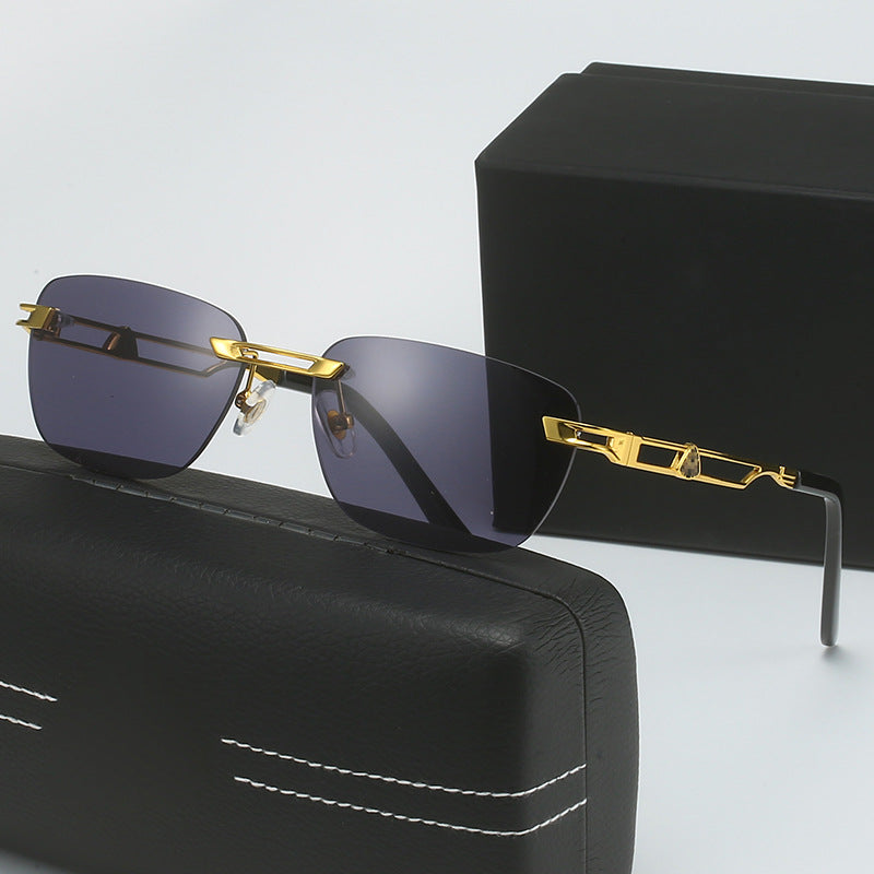 Damen Designer Sonnenbrille mit elegantem Metallrahmen Brehn