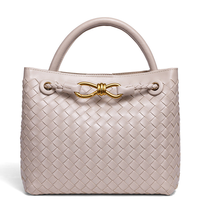 Elegante geflochtene Leder-Tasche Brehn