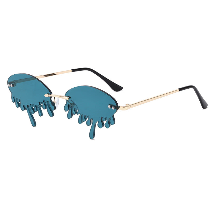 Damen Sonnenbrille mit kreativem Tropfen-Design Brehn