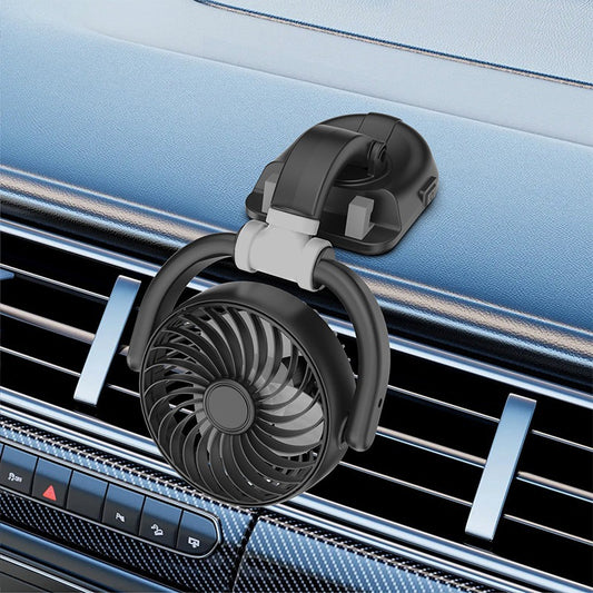 Unisex Doppelkopf einstellbarer Armaturenbrettventilator Brehn