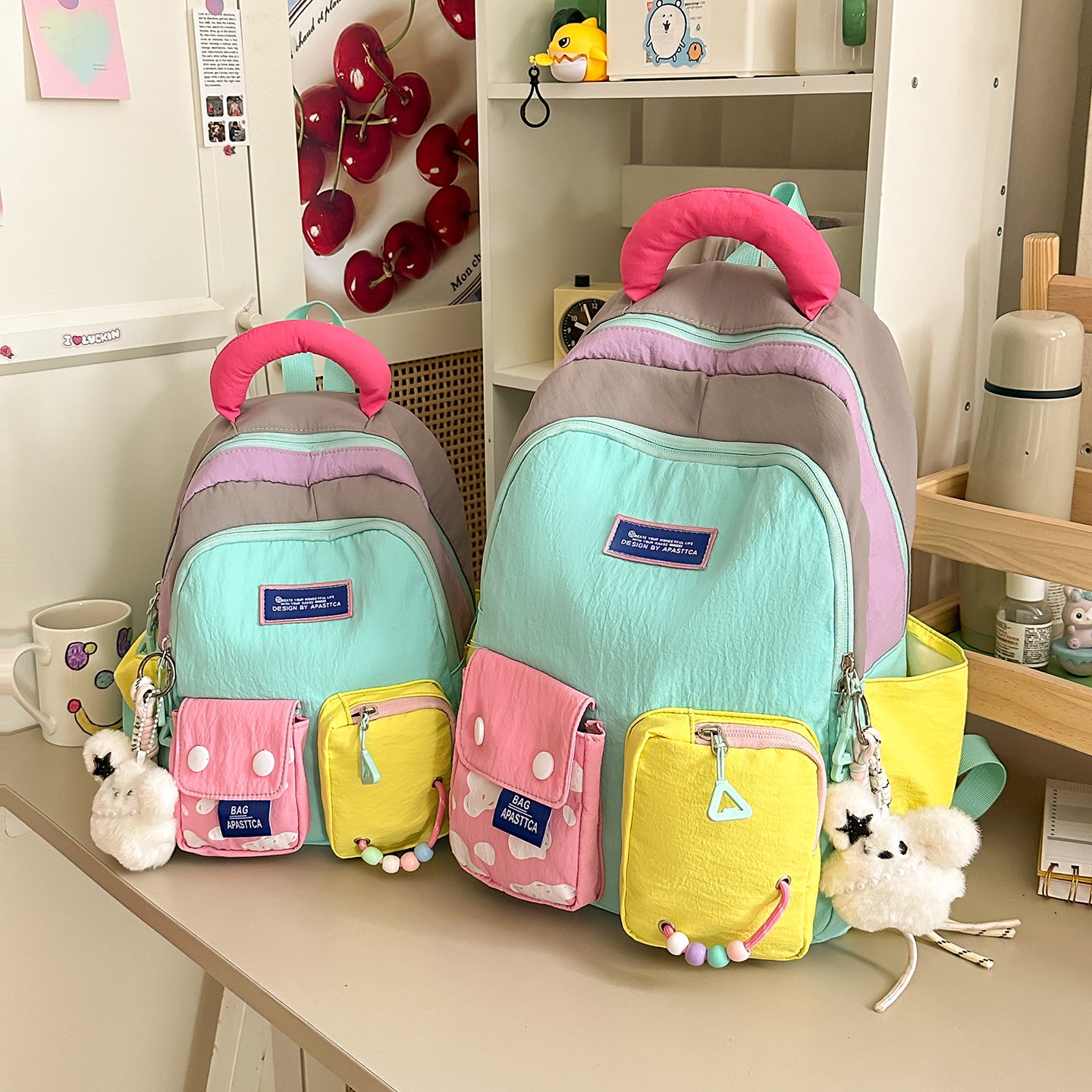 Verspielt Dualer Fächer Rucksack