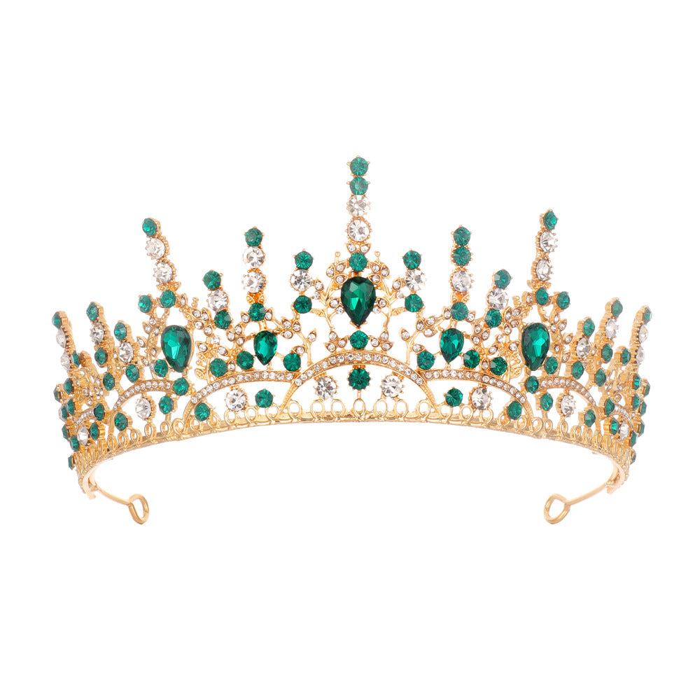 Damen Elegante Kristall-Tiara mit filigranem Design Brehn
