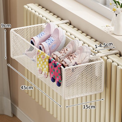 Radiator-Montierter Netz-Trocknungskorb für Schuhe und Socken